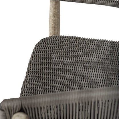 Dermott - Outdoor Counter Stool - Brown / Dark Gray