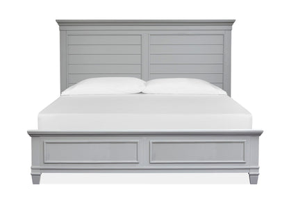 Charleston - King Panel Bed Footboard - Harbor Gray