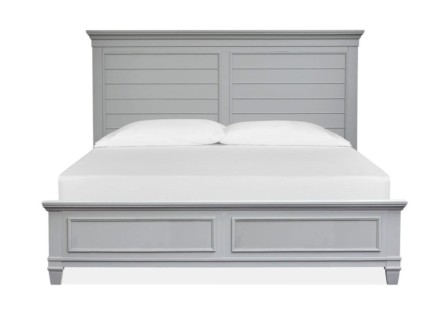 Charleston - King Panel Bed Headboard - Harbor Gray