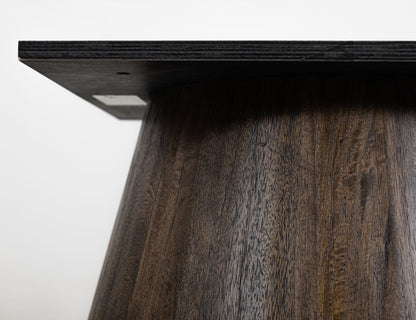 Balam - Round Table Base - Oil Black