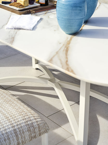 Sand Dune - Rectangular Dining Table - Gray