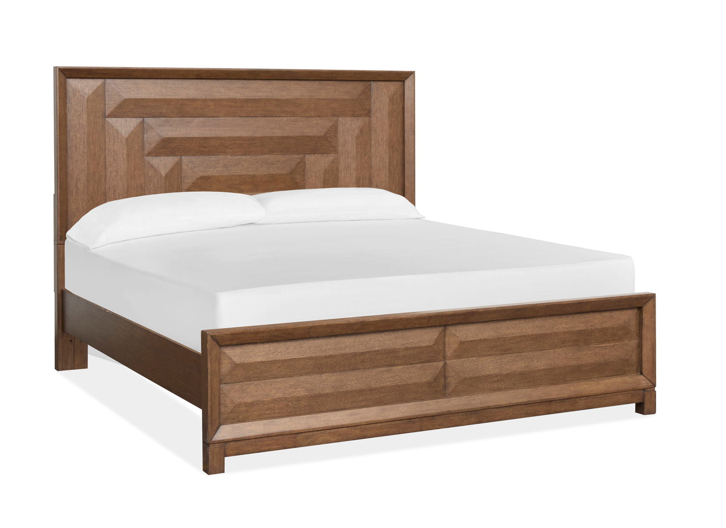 Callisto - Queen Panel Footboard - Bourbon Brown