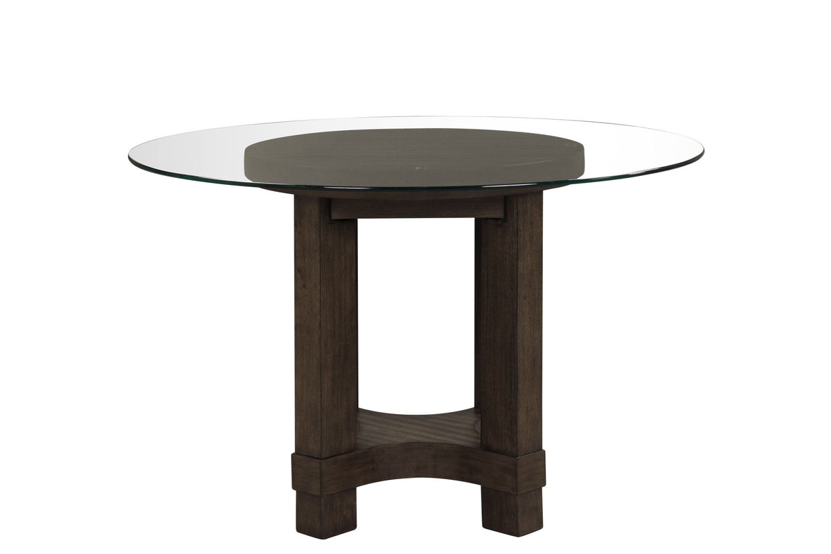Cityscape - Round Dining Table Base - Dark Brown