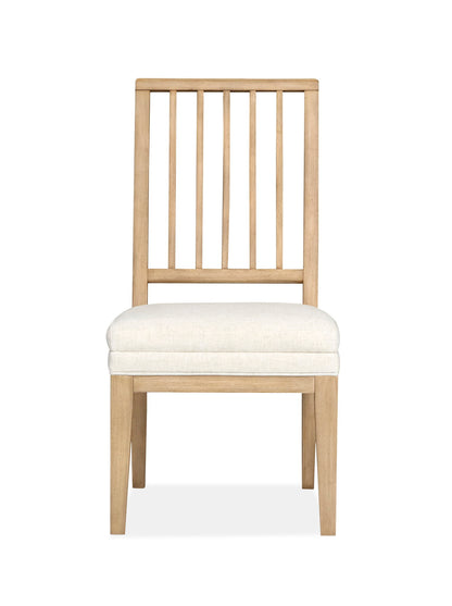Coventry - Upholstered Side Chair With Solid Wood Back (Set of 2) - Honey Maple