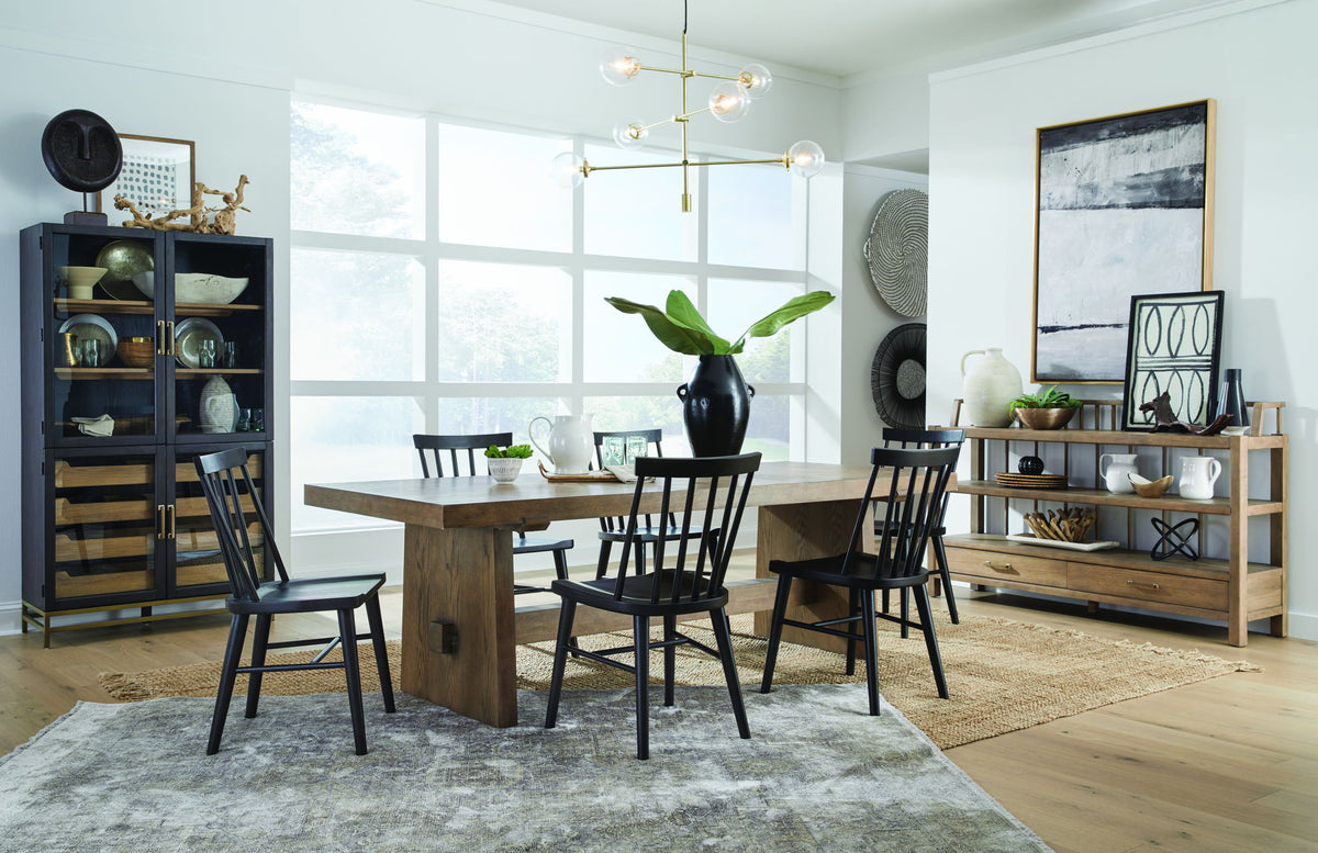 Lindon - Dark Dining Side Chair (Set of 2) - Coffee Bean