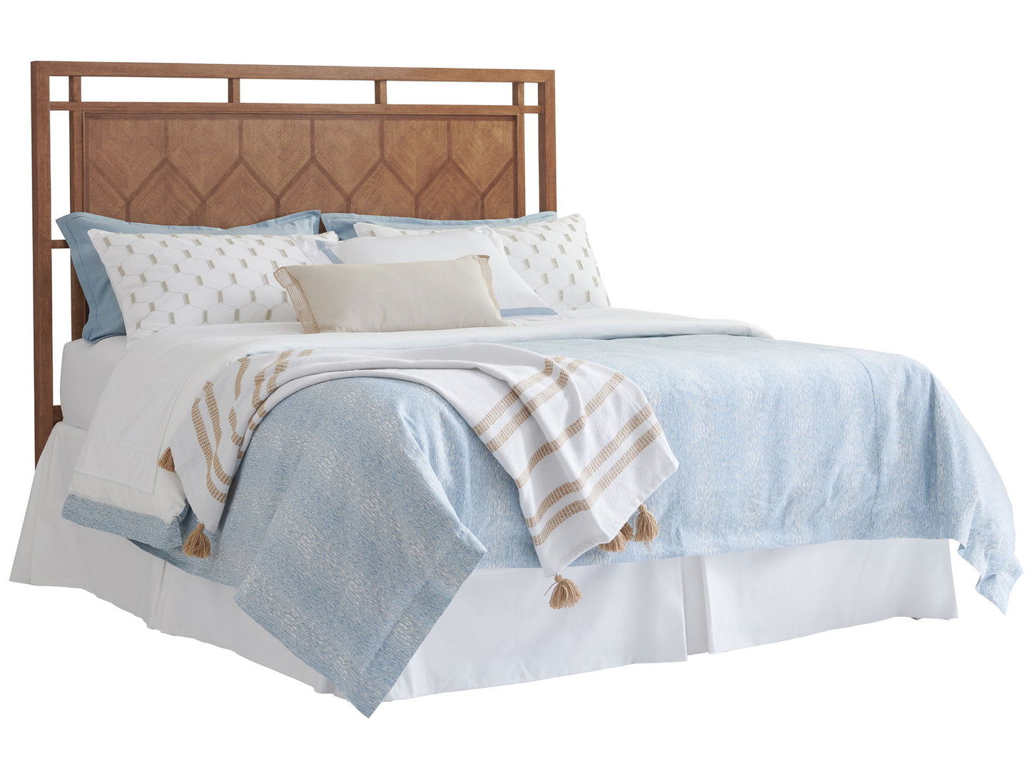 Palm Desert - Rancho Mirage Panel Headboard 5/0 Queen - Dark Brown