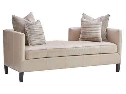 Lexington Leather - Sebastian Leather Settee - Beige