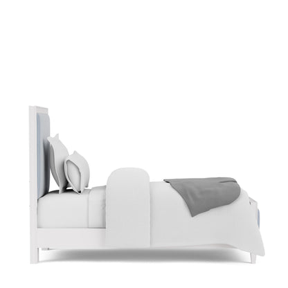 Rosalie - Twin Upholstered Headboard - Blue / White