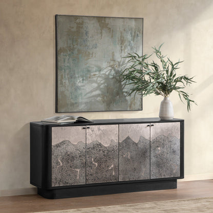 Sequoia - 4 Door Cabinet - Oxide Smoke