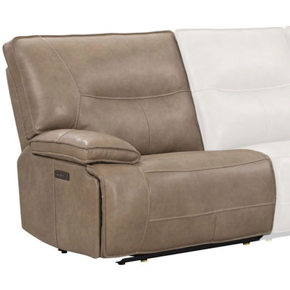 Gladiator - Power Left Arm Facing Zero G Recliner - Genova Mocha