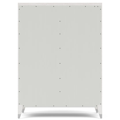 Hepburn - 5 Drawer Chest - White