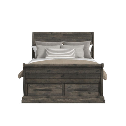 Park Ridge - Queen Sleigh Headboard - Charcoal