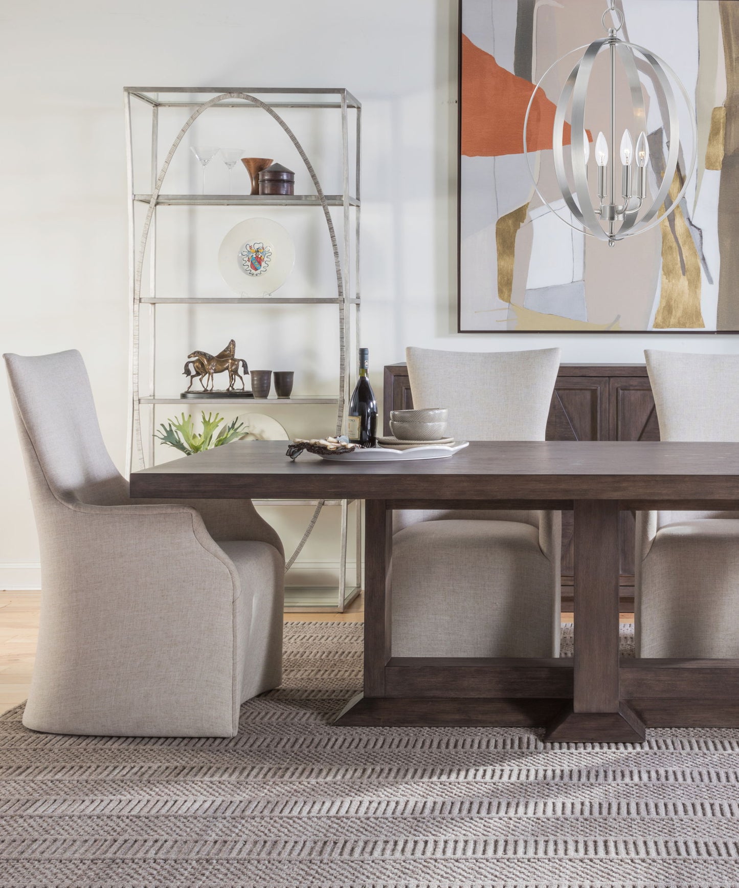 Signature Designs - Juliet Arm Chair With Casters