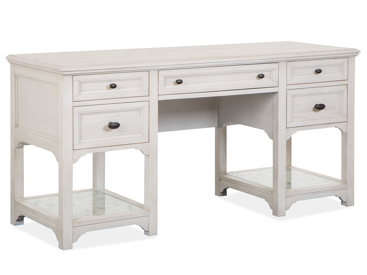 Bronwyn - Desk Base - Alabaster