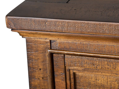 Bay Creek - Lift Top Storage Cocktail Table With Casters - Toasted Nutmeg