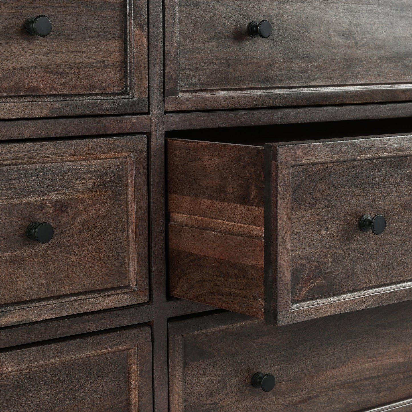 Adelaide - Wood 9 Drawer Dresser - Cocoa Brown