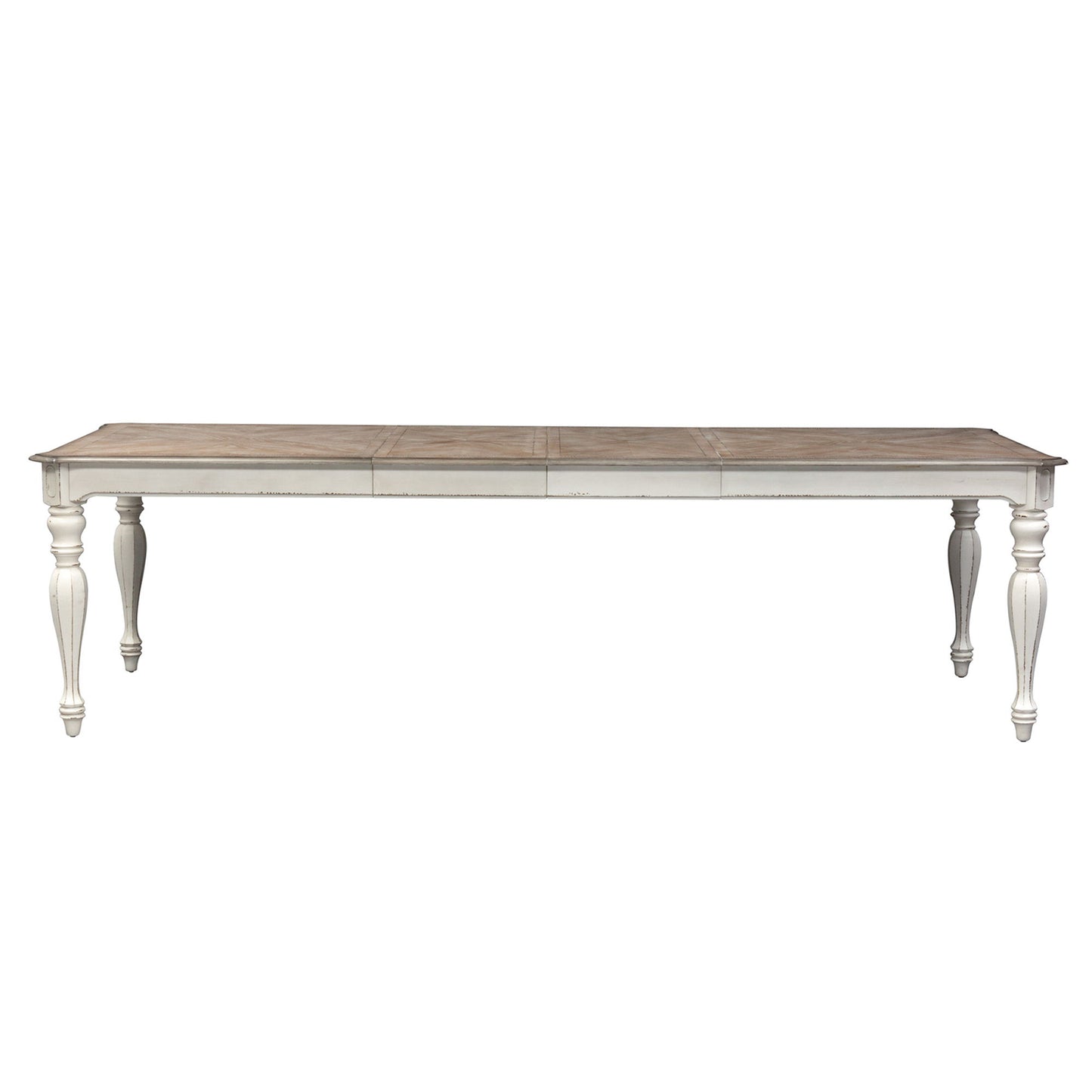 Magnolia Manor - Rectangular Leg Dining Table - Antique White