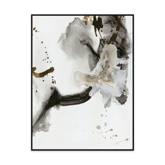 Cream - 36" x 48" Painting Art by Buddy Whitlock - Pearl Silver