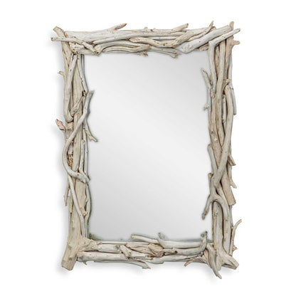 Rooted - Reflection Mirror - Bleached Teak