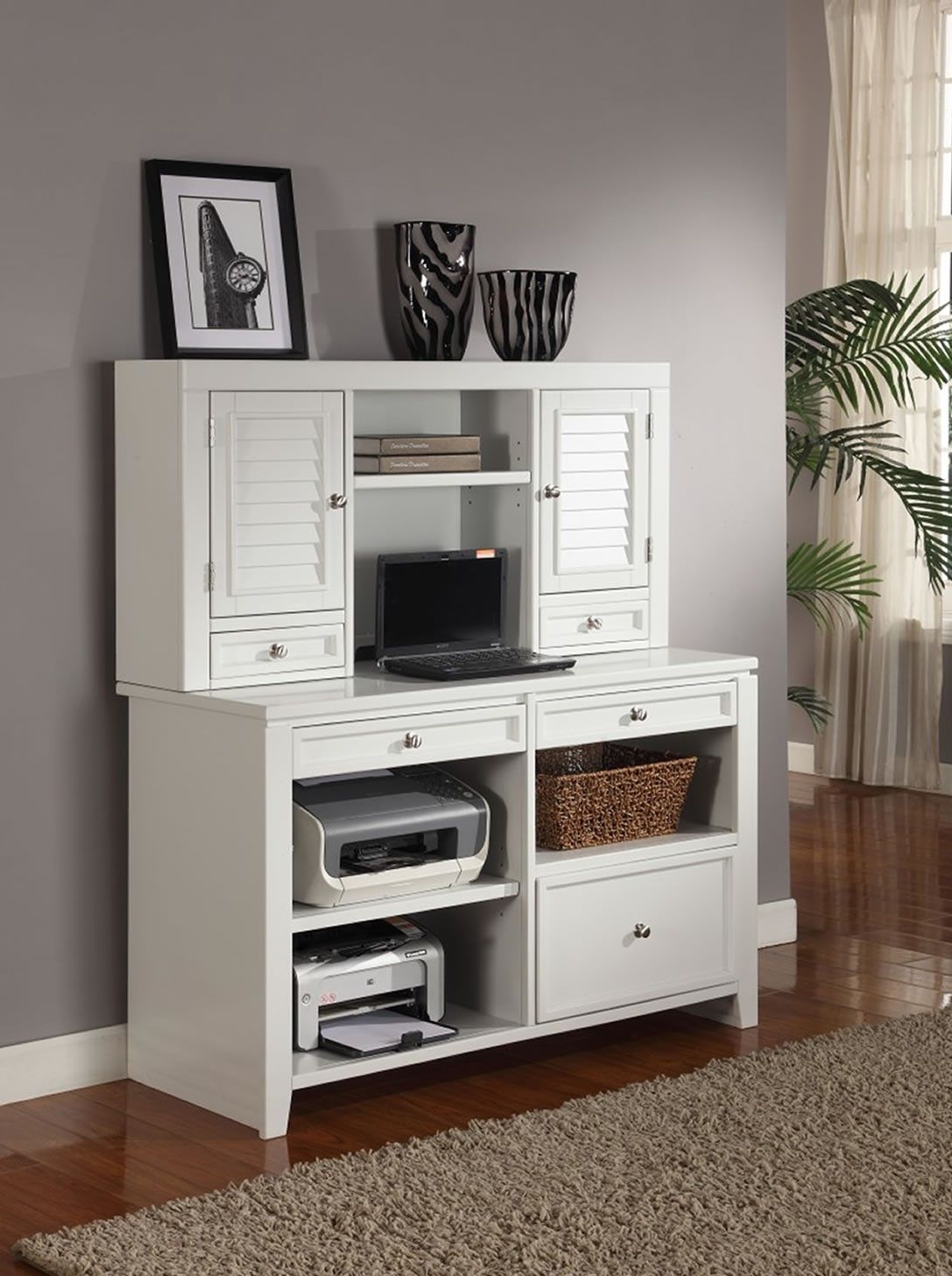 Boca - Hutch - Cottage White