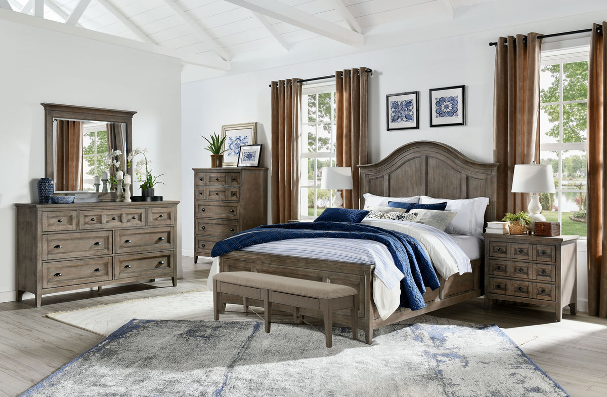 Paxton Place - Wood Drawer Nightstand - Dove Tail Gray