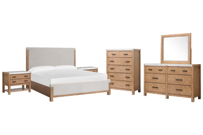 Plum Creek - Upholstered Panel Bedroom Set