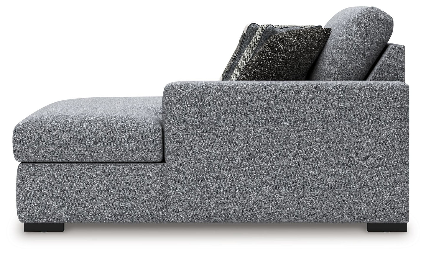 Bealton - RAF Corner Chaise - Salt And Pepper