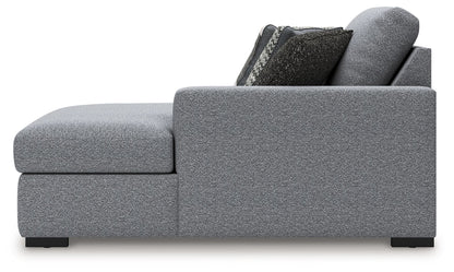 Bealton - RAF Corner Chaise - Salt And Pepper