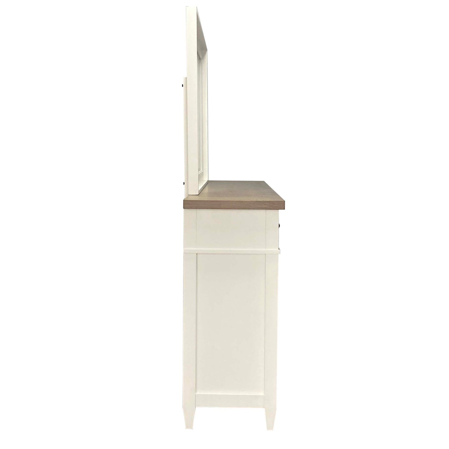 Americana Modern Bedroom - Beveled Landscape Mirror - Cotton