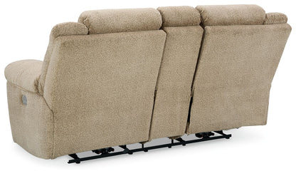 Tip-Off - Power Reclining Loveseat With Console / Adj Headrest