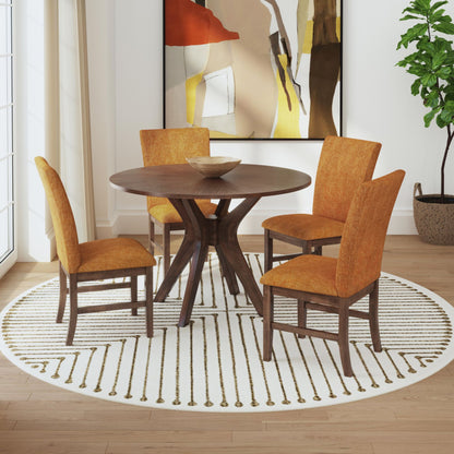 Santa Barbara - Round Dining Table - Walnut