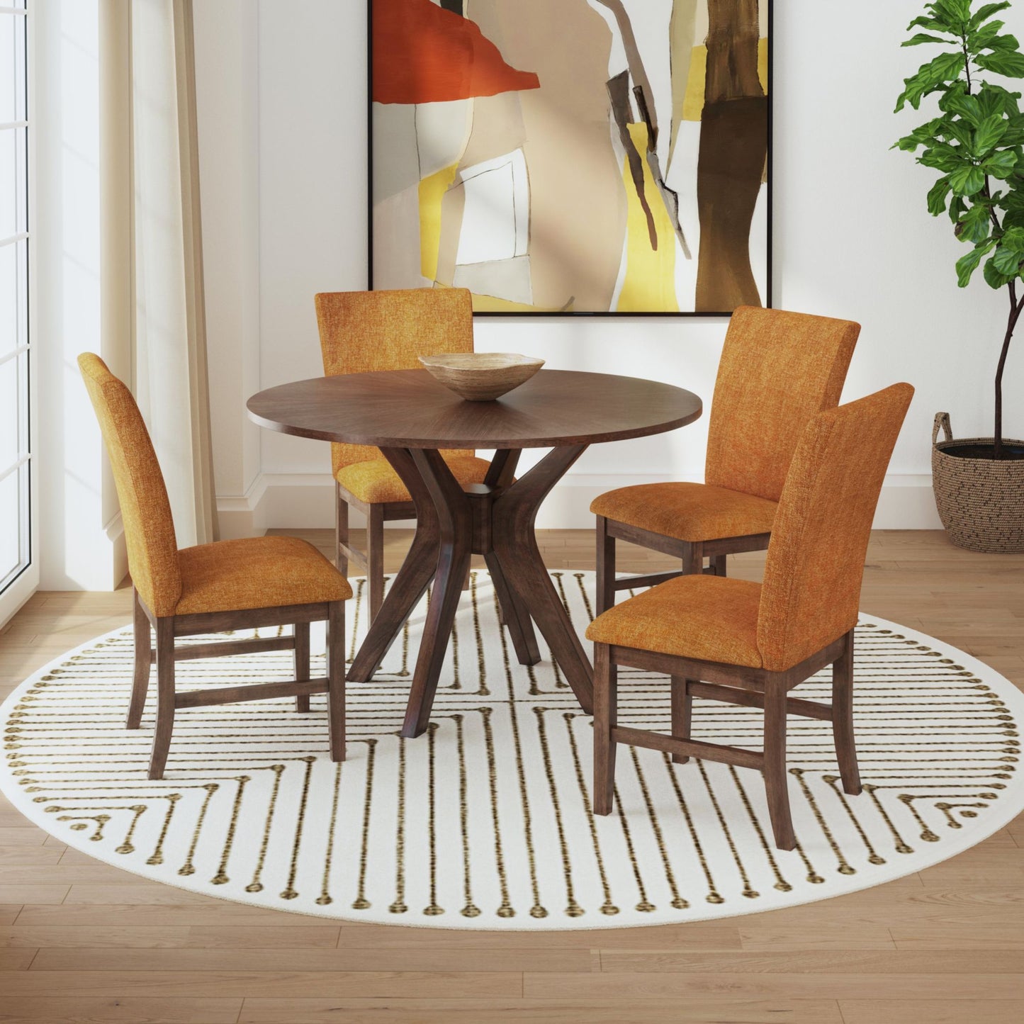 Santa Barbara - Fabric Dining Side Chair (Set of 2)