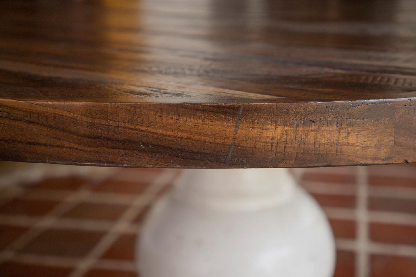 Rock Valley - Round Table Top - Brown