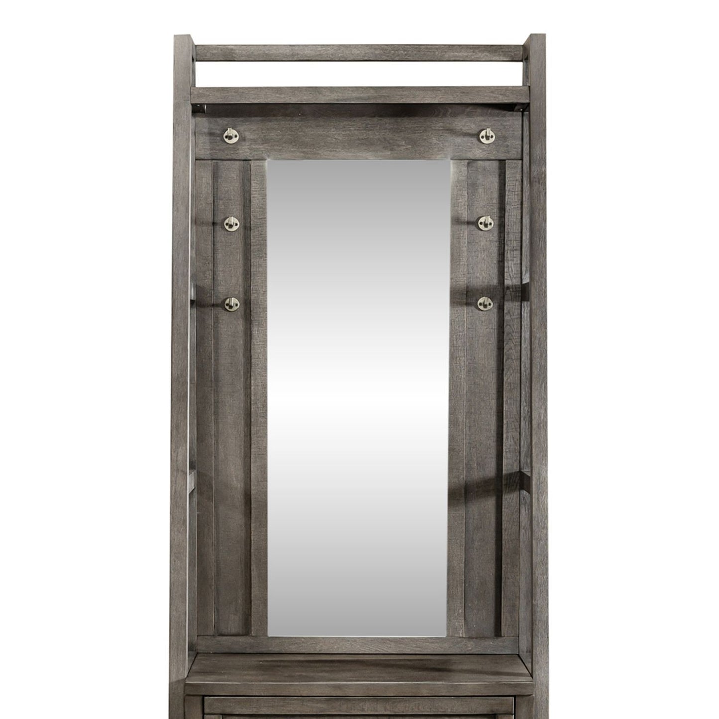 Modern Farmhouse - Hall Tree Top - Dusty Charcoal