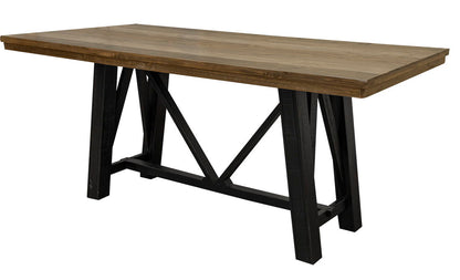 Loft - Counter Height Table Base - Black