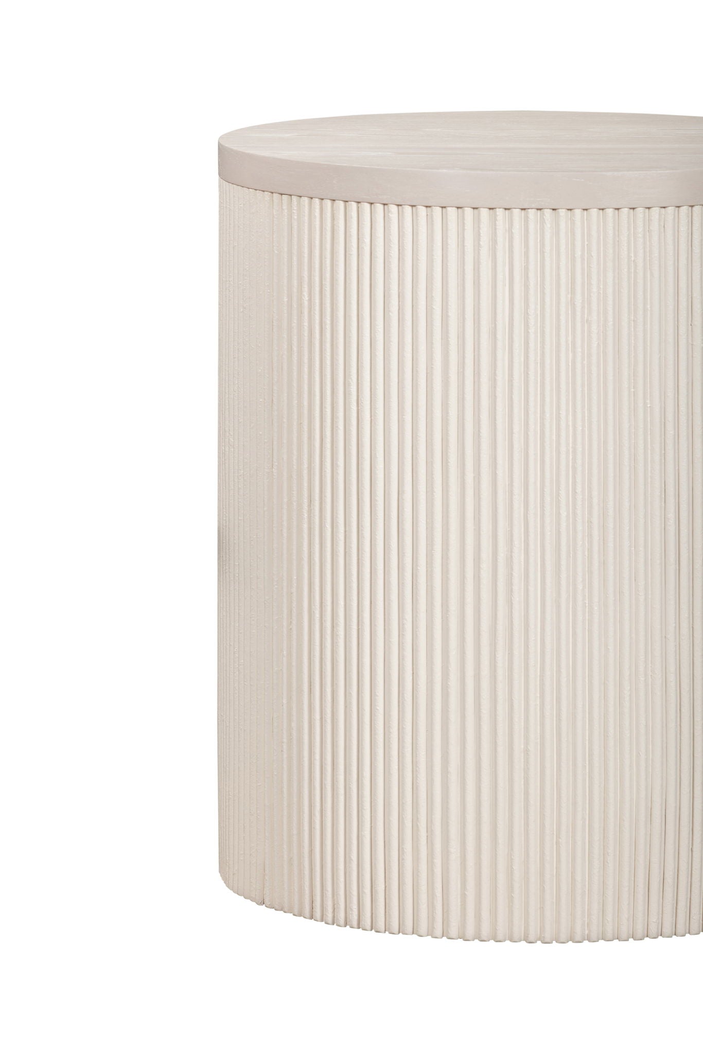 Lena - Dining Table Base - Washed White Oak