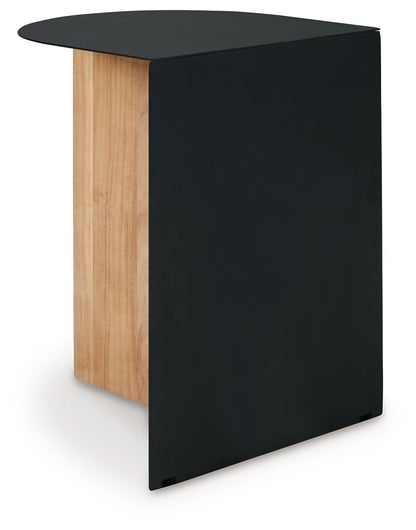 Ladgate - Accent Table - Black / Natural