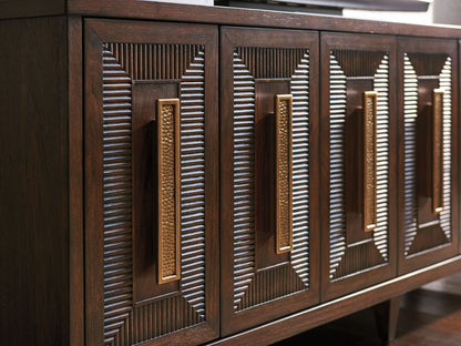 Silverado - Modesto Media Console - Dark Brown