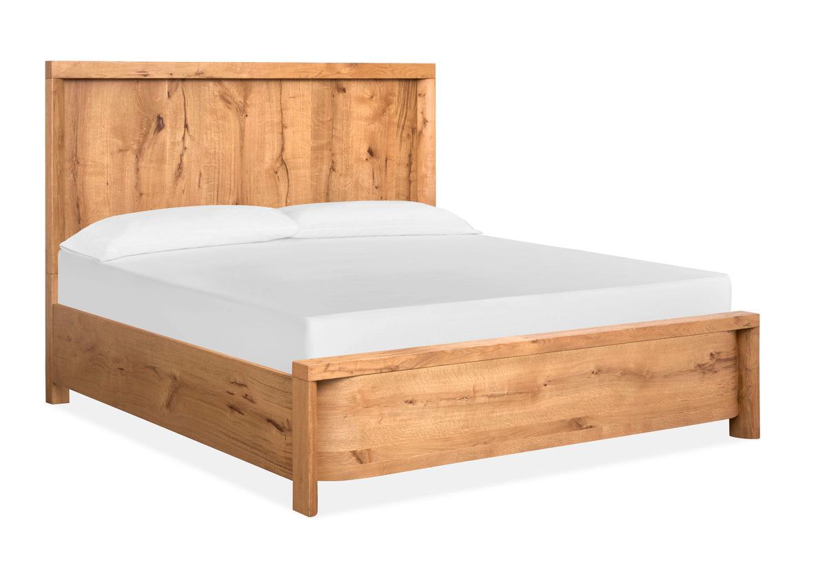 Laramie - King Panel Bed Footboard - Honey Wheat