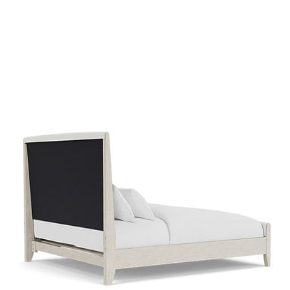 Carmella - Queen Upholstered Footboard - Pebble Oak