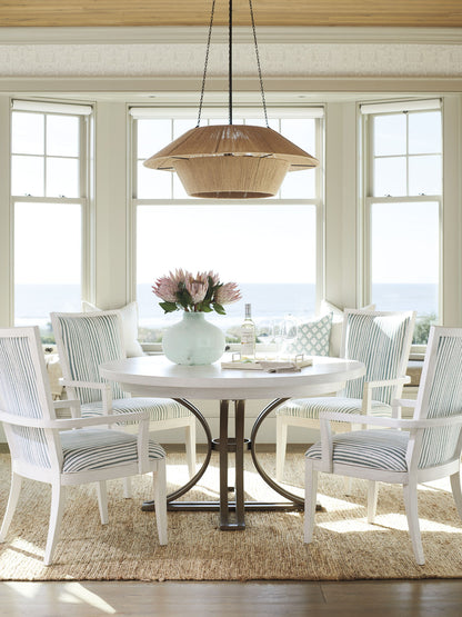 Ocean Breeze - Savannah Round Dining Table - White