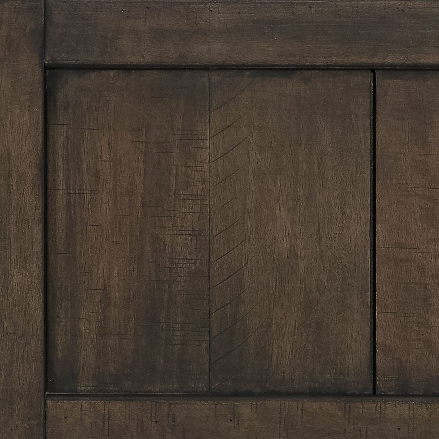 Thornwood Hills - King Panel Footboard - Rock Beaten Brown