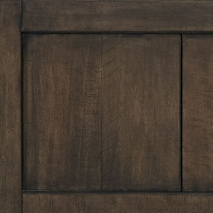 Thornwood Hills - King Panel Footboard - Rock Beaten Brown