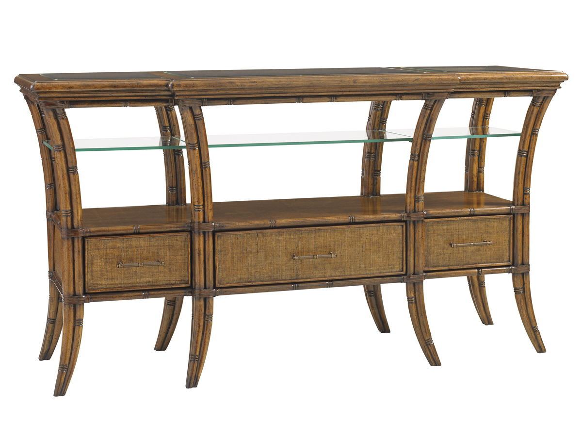 Bali Hai - Oyster Reef Sideboard - Dark Brown