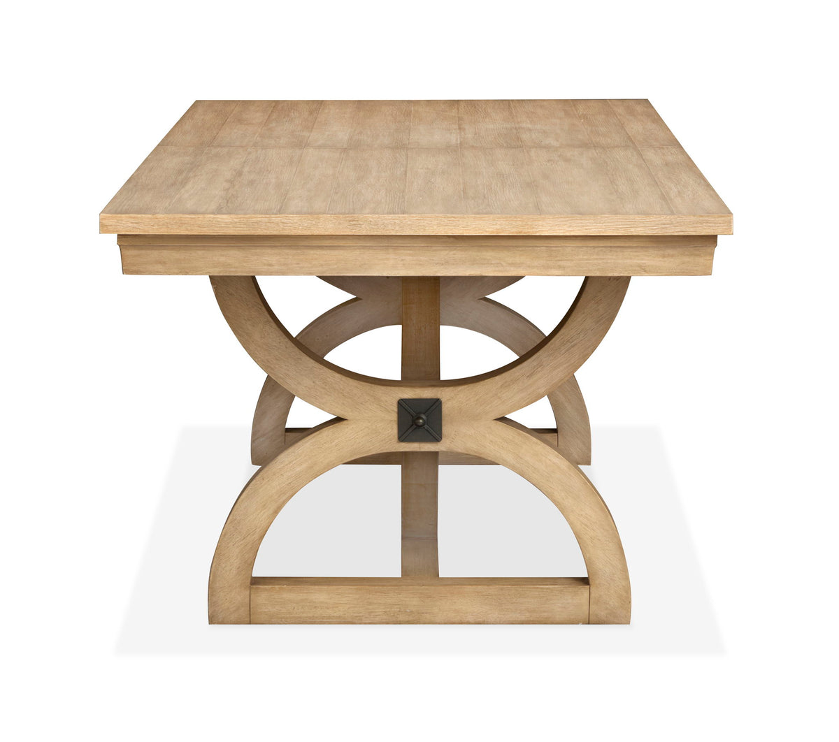 Coventry - Extendable Trestle Dining Table - Honey Maple