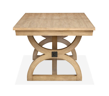 Coventry - Extendable Trestle Dining Table - Honey Maple