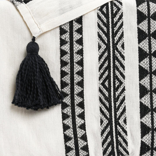 Endora - TC Throw - Black / Ivory