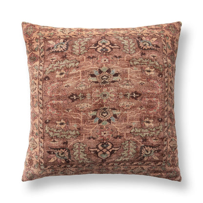 Medley - 22" x 22" Pillow - Multi / Olive Green