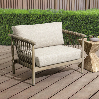 Leo - Outdoor Accent Chair - Taupe