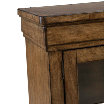 Carolina Park - Credenza Hutch - Amber Brown